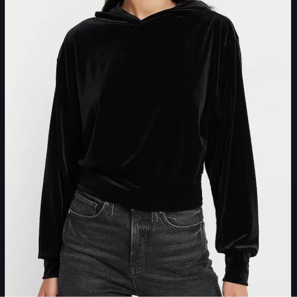 Express Black Hoodie Cozy and Versatile